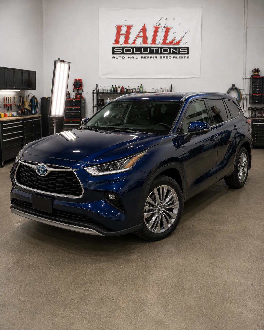 2023 Toyota Highlander — Blueprint after hail damage repair by Hail Solutions in Overland Park, KS